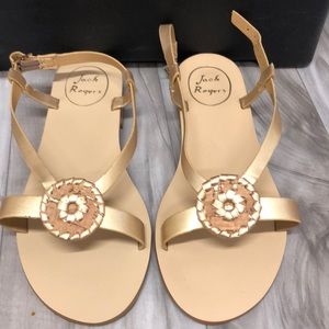 REDUCED! Gold and Cork Jack Rogers Sandals